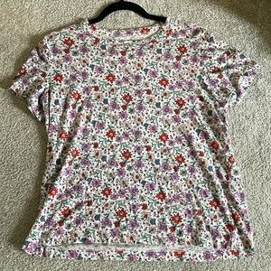 LOFT Vintage Soft Floral Tee